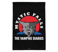 Drapeau de jardin The Vampire Diaries Mystic Falls avec logo (mât non inclus)