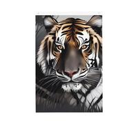 Drapeau de jardin « Tiger at Rest Welcome » - 61 x 91 cm - Double face - Ne se décolore pas - Pour maison, cour, porche, pelouse, décoration extérieure