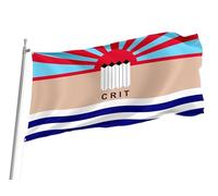 Drapeau De Jardin Tribus Indiennes Du Fleuve Colorado Bannières Éclatantes Décoratif Drapeau Maison Pour Intérieure Plage Clubs 152X90Cm