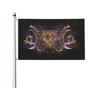 Drapeau De Jardin Triple Moon Goddess Pentagram Wiccan Garden Flag Amusante Drapeau De Bienvenue Couleur Vive Pride Flag Pour Cour Pelouse Pavillon 152X90CM