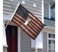 Drapeau De Jardin Union Strong - Le Poing Du Pouvoir Ouvrier Drapeaux Personnalisé Couleurs Vives Drapeau Extérieur Pour Décoration D'Halloween, Décoration D'Intérieur, 90X150cm