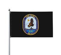 Drapeau de Jardin USS Iowa BB 61 Drapeaux 90X150cm