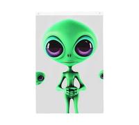 Drapeau de jardin vert avec inscription « Welcome » - 61 x 90 cm - Ne se décolore pas - Double face - Bannière d'extérieur pour cour, porche, pelouse