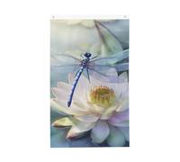 Drapeau de jardin vertical double face en forme de libellule - 91 x 152 cm - Drapeau de jardin - Drapeau amusant - Décoration de maison - Drapeaux de jardin à suspendre au mur