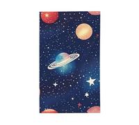 Drapeau de jardin vertical imprimé ciel étoilé Univers Espace sur un seul côté Drapeau de cour Jour Extérieur Décoration de fête