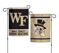 Drapeau de jardin Wake Forest Demon Deacons sous licence NCAA 27,9 x 38,1 cm