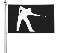 Drapeau de joueur de boule de billard 3 x 5 pieds Drapeaux lumineux