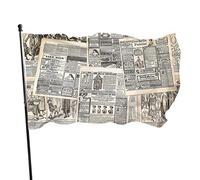 Drapeau de journal français, 9,6 x 1,5 m, vintage, femme, magazine, paris, extérieur, grandes bannières de bienvenue pour la maison, le jardin, la cour, la pelouse