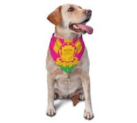 Drapeau de Krasnodar Krai Pet Bandana Triangle Écharpe pour Chat Chien Réglable