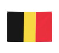 Drapeau de la Belgique Bannières et drapeaux imprimés, toiles de fond suspendues, adaptées pour les fournitures de fête de vacances et la décoration de la maison.