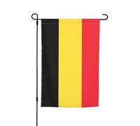 Drapeau de la Belgique - Décoration de jardin - Convient pour balcon, terrasse, pelouse, jardin, fête des mères, Noël, Halloween, fêtes