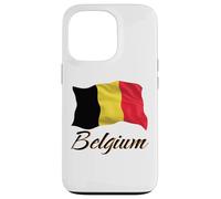 Drapeau de la Belgique patriotique pour hommes, femmes, enfants belges Coque pour iPhone 13 Pro