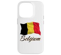 Drapeau de la Belgique patriotique pour hommes, femmes, enfants belges Coque pour iPhone 14 Pro