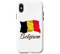 Drapeau de la Belgique patriotique pour hommes, femmes, enfants belges Coque pour iPhone X/XS