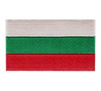 Drapeau de la Bulgarie Brodé à Repasser ou à Coudre Patch