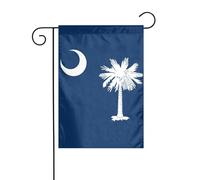 Drapeau de la Caroline du Sud - Décoration de vacances - Résistant à la décoloration - Pour l'hiver, la pelouse, le porche, la terrasse, la décoration extérieure