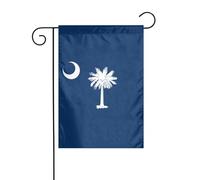 Drapeau de la Caroline du Sud pour décoration extérieure, petit drapeau de cour saisonnier, hiver, Noël, vacances, décoration extérieure