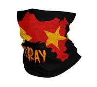 Drapeau De La Carte Vintage du Tigré Bandana Élastique Tube Bandeaux Unisexe Écharpe Demi-Visage pour Jogging Femme Randonnée 26X30CM