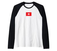 Drapeau de la Chine de Hong Kong Manche Raglan