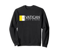 Drapeau de la cité du Vatican Rome Italie Place Saint-Pierre Basilique Sweatshirt