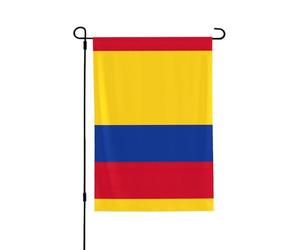 Drapeau de la Colombie décoratif double face 71 x 102 cm, bannière d'extérieur toutes saisons pour porche, terrasse, jardin