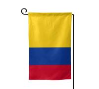 Drapeau de la Colombie - Décoration extérieure - Pour jardin et terrasse - 30,5 x 45,7 cm - Plusieurs formes