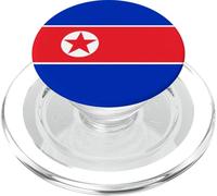 Drapeau de la Corée du Nord DPRK Pyongyang PopSockets PopGrip pour MagSafe