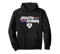 Drapeau de la Corée du Sud Love Vintage Style Country Pride Retro Art Sweat à Capuche