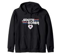 Drapeau de la Corée du Sud Love Vintage Style Country Pride Retro Art Sweat à Capuche