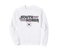 Drapeau de la Corée du Sud Love Vintage Style Country Pride Retro Art Sweatshirt