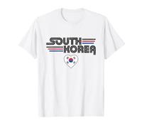 Drapeau de la Corée du Sud Love Vintage Style Country Pride Retro Art T-Shirt
