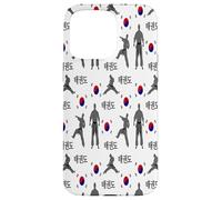 Drapeau de la Corée du Sud pour Arts Martiaux de Taekwondo Fighter Coque pour iPhone 15 Pro Max