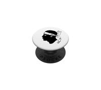 Drapeau DE LA Corse Ajaccio MOOR'S Head PopSockets PopGrip Adhésif