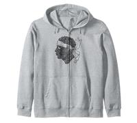 Drapeau de la Corse Ajaccio Tête de Maure Sweat à Capuche