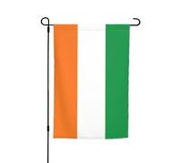Drapeau de la Côte d'Ivoire Décoration de Jardin Drapeaux Durable et Élégant pour toutes les saisons Convient pour Terrasses Balcon Pelouse