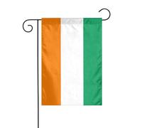 Drapeau de la Côte d'Ivoire - Drapeau de fête - Drapeaux d'extérieur d'hiver et bannière de cour pour porche, pelouse, jardin, décorations de Noël