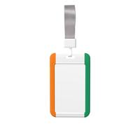 Drapeau de la Côte d'Ivoire, étui de protection (vertical), imprimé des deux côtés, largement utilisé par les médecins, les travailleurs et les journalistes.