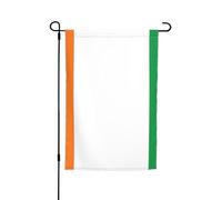 Drapeau de la Côte d'Ivoire Imprimé Drapeau de Jardin 30,5 x 45,7 cm - Drapeau saisonnier double face pour extérieur, cour, porche, décoration de vacances