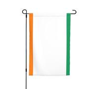 Drapeau de la Côte d'Ivoire imprimé Drapeau de jardin 30,5 x 45,7 cm - Drapeau saisonnier double face pour extérieur, cour, porche, décoration de vacances