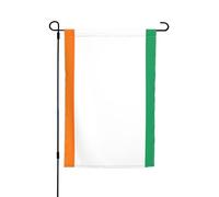 Drapeau de la Côte d'Ivoire Imprimé Drapeaux de Jardin Vacances 30,5 x 45,7 cm Toutes saisons Drapeau Extérieur Jardin Décoration pour Patios