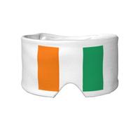 Drapeau de la Côte d'Ivoire Imprimé Ombre à paupières pour la sieste, le voyage, le yoga, les yeux bandeau, voyage, bureau, sieste avion