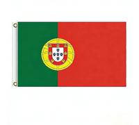 Drapeau de la coupe du monde du Portugal 2026 - 0,9 x 1,5 m - Résistant à la décoloration - En polyester - Pour décoration intérieure et extérieure