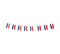Drapeau de la Croatie 40 pièces Drapeau Croatie Guirlande Croatie 11.4M Fanions Croatie Drapeau National Croatie 14x21cm pour Décorations de Bars de Jardin (Croatie) (Croatie)