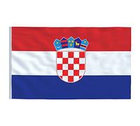 Drapeau de la Croatie - 90 x 150 cm - Drapeau national pour jardin, événements sportifs et extérieur - Résistant aux intempéries avec deux œillets en laiton