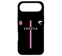 Drapeau de la Croatie, Silhouette Carte de la Croatie, Armoiries Coque pour iPhone Air
