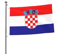 Drapeau de la Croatie Welcome Garden Flag Double Face 2x3 Outdoor Flags, for Yard Patio Lawn Room Outside