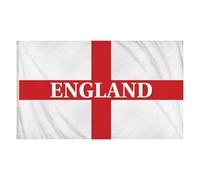 Drapeau de la Croix de St George avec Angleterre (1,5 x 0,9 m) Polyester Double Couture Œillets métalliques