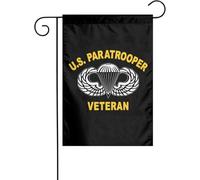 Drapeau De La Fierté Ancien Combattant De La 82E Division Transportée Par Avion Armée Américaine Amusant Décoration De Jardin Imperméable Bannière Pour Extérieure Balcon Patio 12X18 Inch