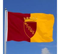 Drapeau De La Fierté Armoiries de la ville de Rome SPQR Bannière de Cour | pour Bureaux 3x5 FT Imperméable Drapeaux Décoratif Double Face Bannière pour Maison Ferme