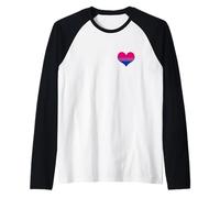 Drapeau de la fierté bisexuelle Bisexual Pride Flag Manche Raglan